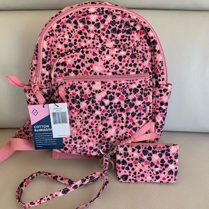 Vera Bradley Love You Lots Small backpack bundle